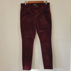 Gap Plum Corduroy Legging NWOT Size 8